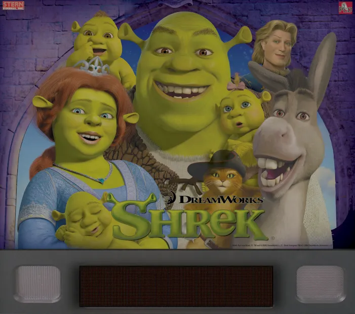 Fronton de la table Shrek