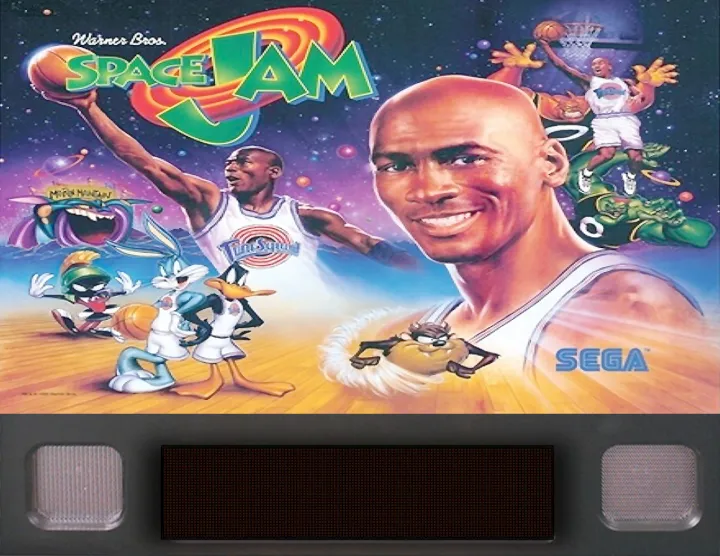 Fronton de la table Space Jam