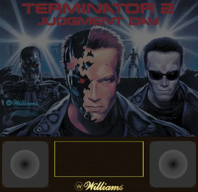 Fronton de la table Terminator 2