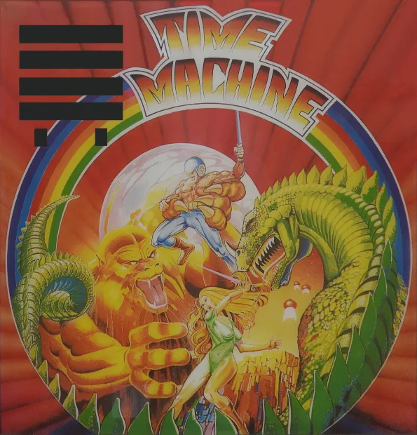 Fronton de la table time machine