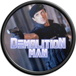 Logo Demolition Man